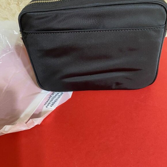 Tory Burch Mini Recycled Nylon Camera Crossbody Bag In Black - Picture 6 of 7